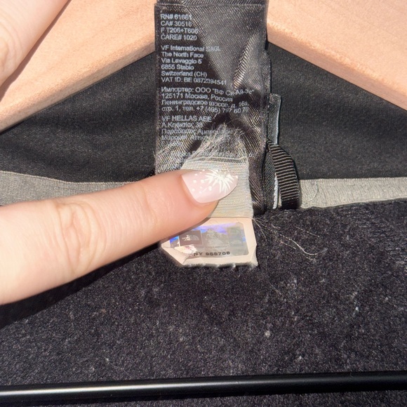 The North Face Flashdry Zip Up Jacket Black Polyester Blend Women Size Small - Picture 10 of 11